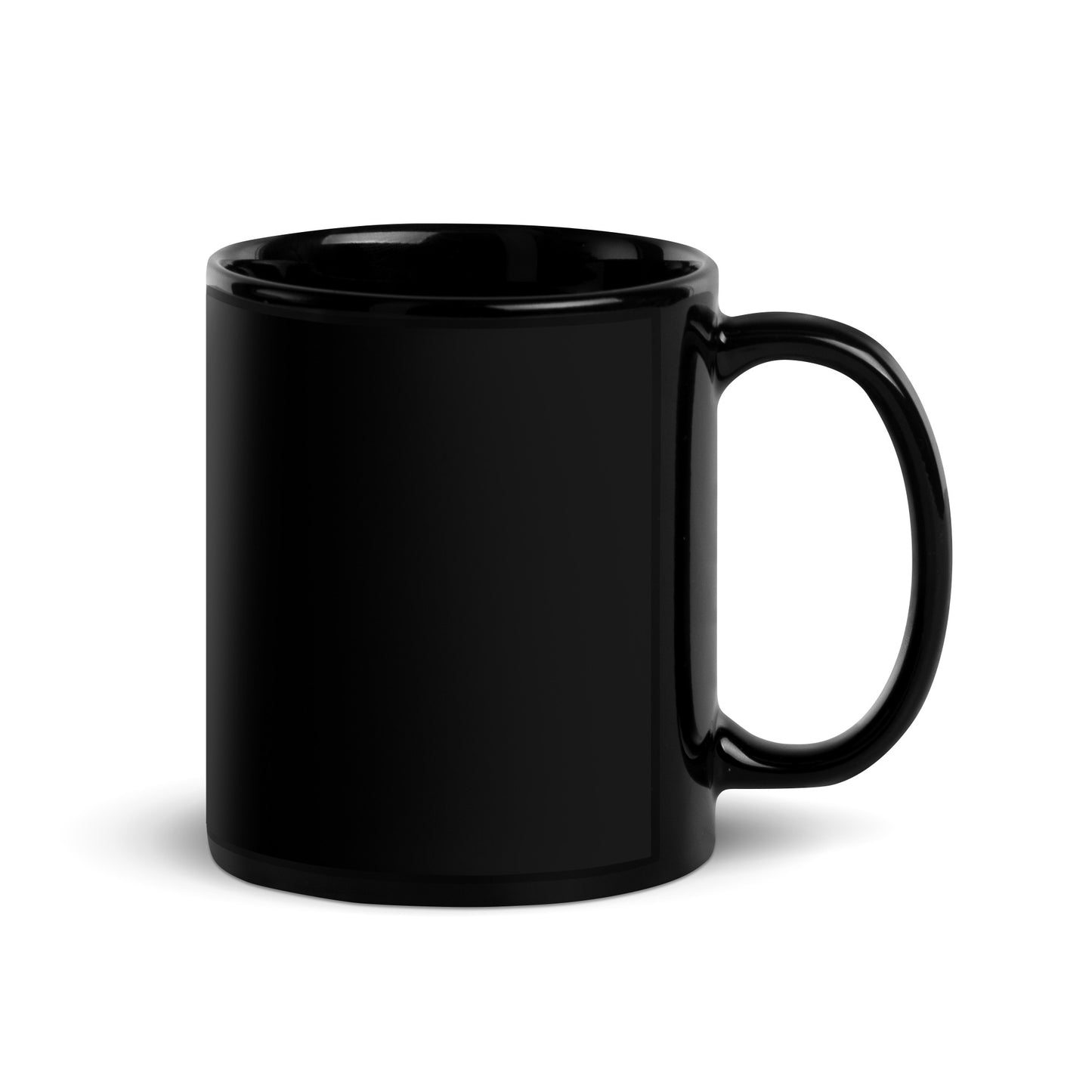 Official Georgia Pig Black Glossy Mug