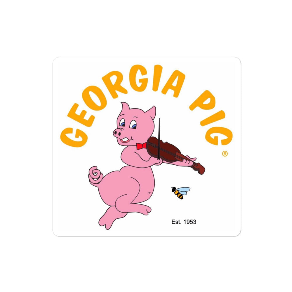 Official Georgia Pig Logo Sticker