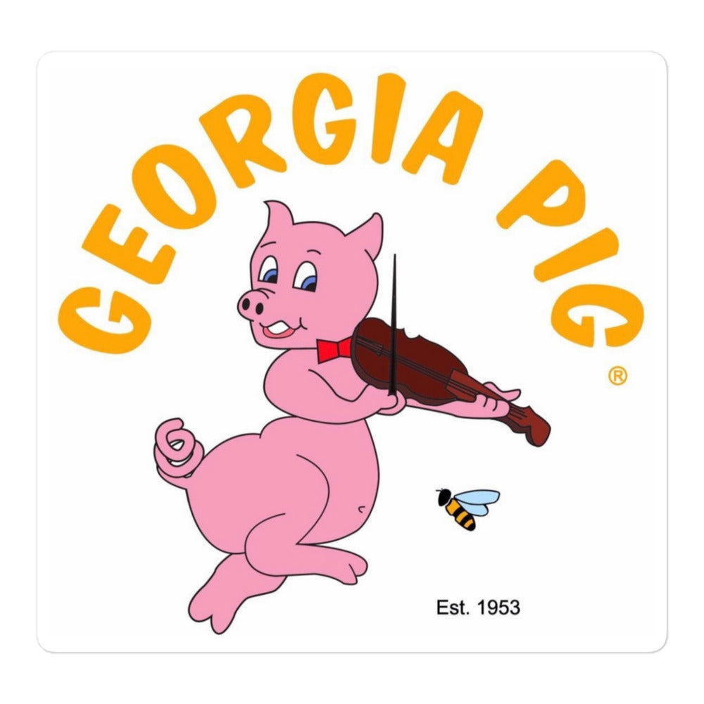 Official Georgia Pig Logo Sticker